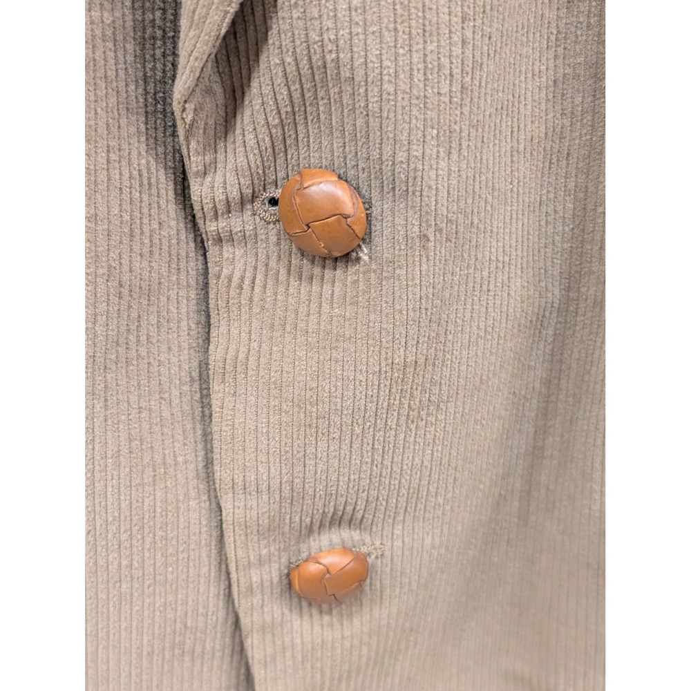 VTG Mens Corduroy Blazer WFF by‎ Farah Brown Sport Coat Jacket Elbow Patch 44R - Picture 3 of 10